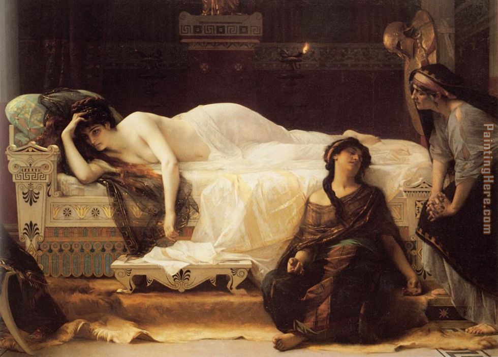 Phedre painting - Alexandre Cabanel Phedre art painting